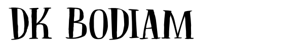 DK Bodiam font preview